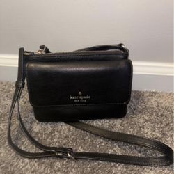Kate Spade Black Flap Purse