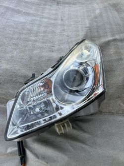 Driver Side Infiniti G37 sedan headlight 2007 To 2009