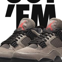 Jordan 4 Retro Taupe Haze (Never Worn)