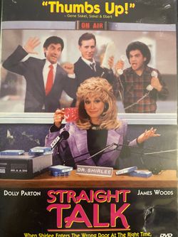 STRAIGHT TALK Full-Screen Edition (DVD-1992) Dolly Parton + James Woods!