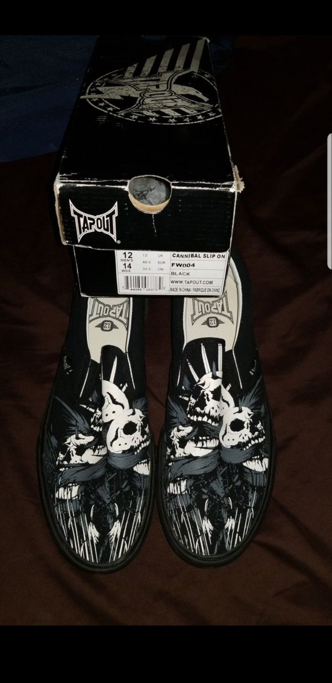 Tapout shoes cannibal slip ons