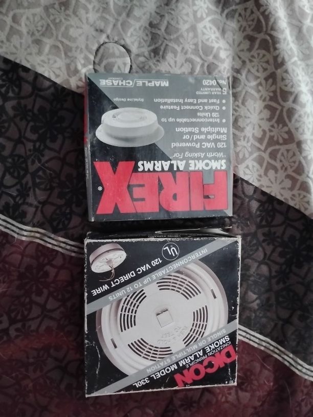 Firex and Dicon smoke alarms