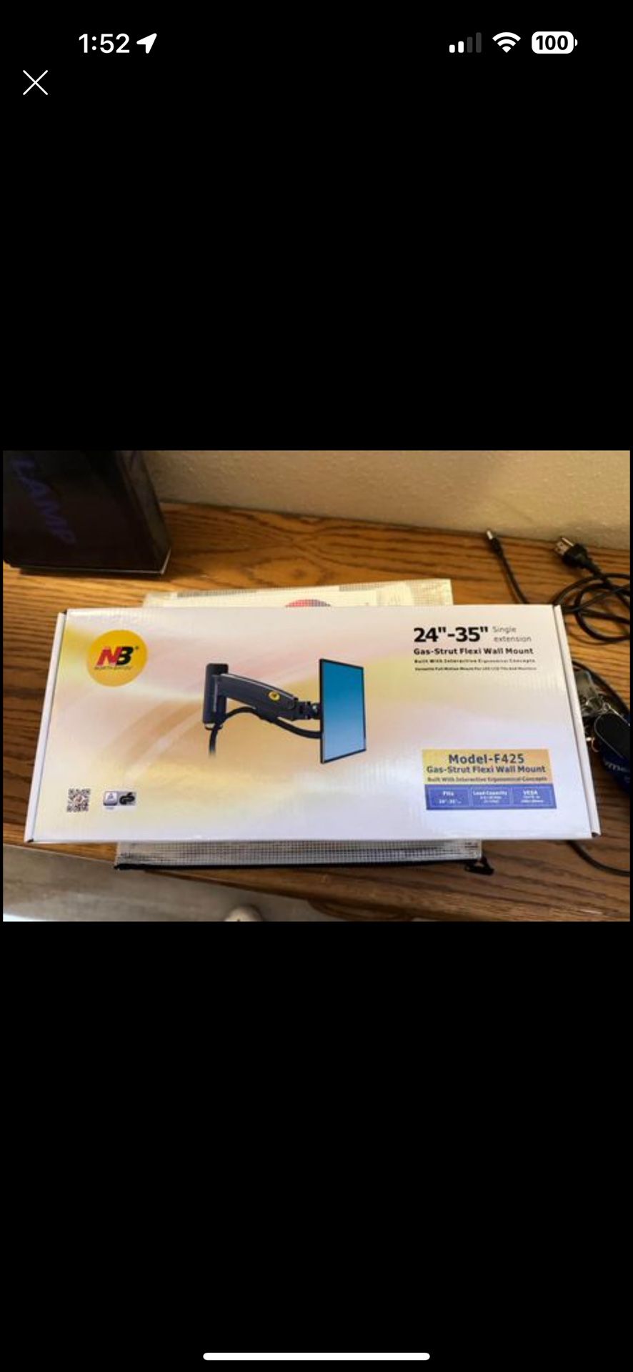 Monitor wall mount (unopened) (need Gone ASAP)