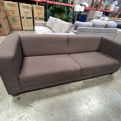Modern Taupe Sofa – 81” Wide – $100 Firm