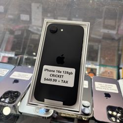 iPhone 16e 128gb Cricket 