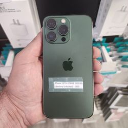 Apple IPhone 13 Pro 256GB in Green (Factory Unlocked/Desbloquiado). 