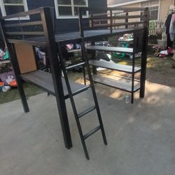 Bed With Desk Full Size