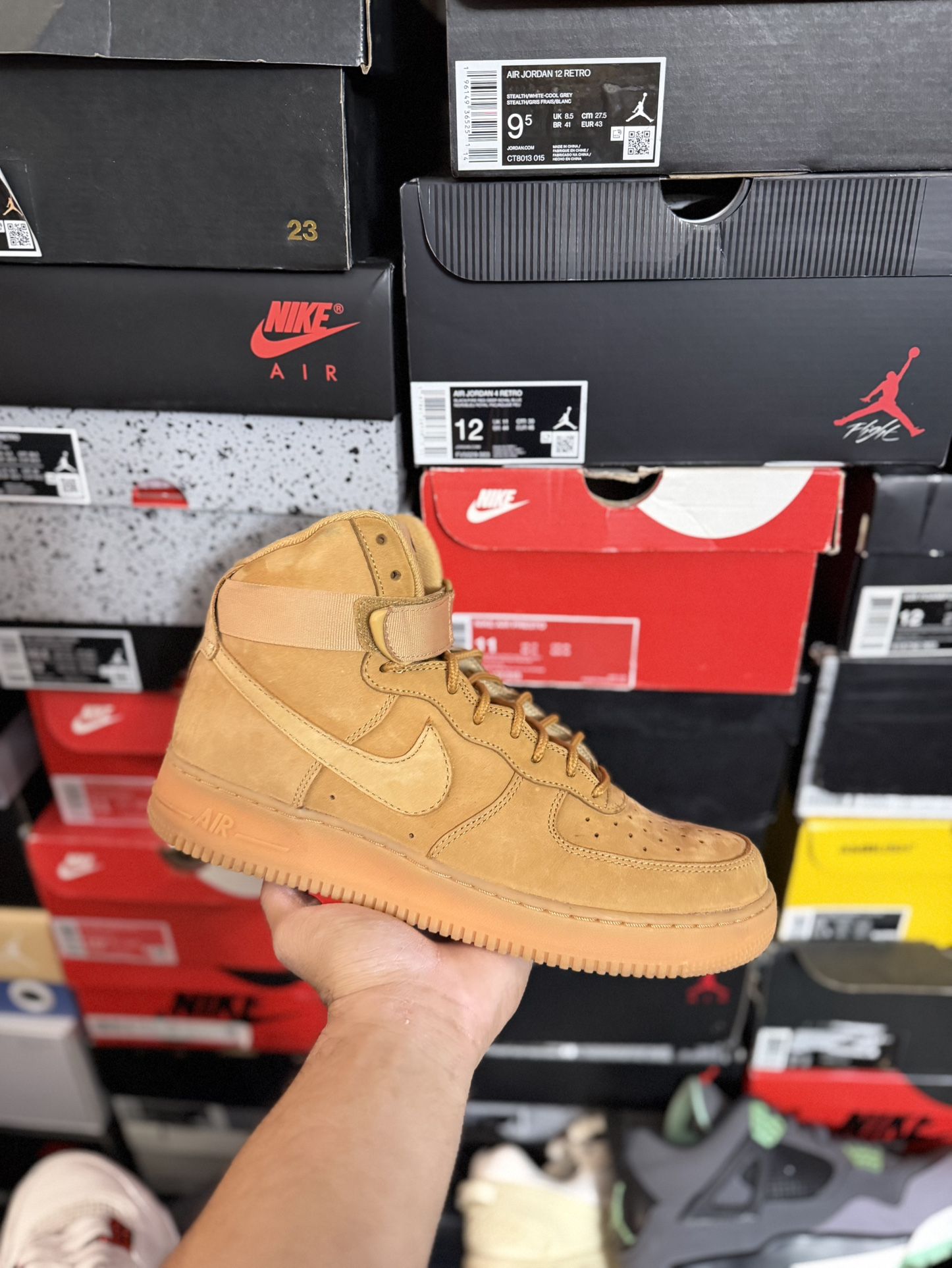 Nike Air Force 1 High Flax size 10 VNDS 
