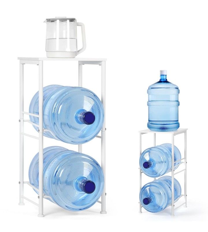5 Gallon Water Jug Holder Water Dispenser Stand with Top Shelf