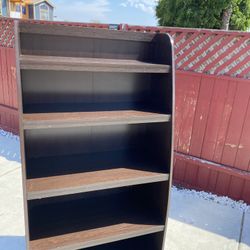 Ameriwood Home Mia Kids' 4-Shelf Bookcase, Espresso