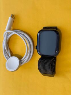 Apple Watch Series 11 GPS + Cellular 46mm Slate Titanium Case with Slate Milanese Loop M/L NEW UNAC