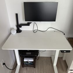Samsung External Monitor & Standing Desk For Sale