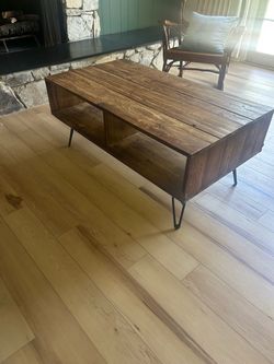 Reclaimed wood coffee table