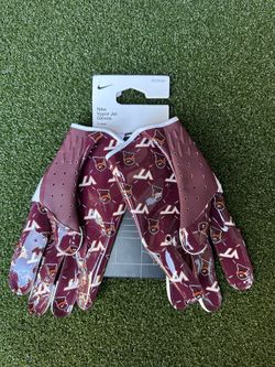 Virginia Tech Nike Vapor Jet Gloves XXL