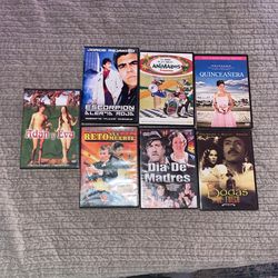 7 Pack DVDs Spanish Español