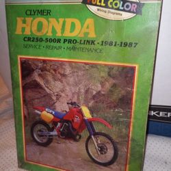 Service Manual 81-87 Honda CR250-500R