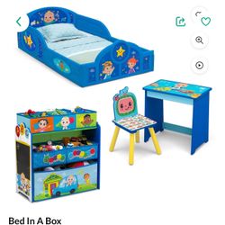 Children CoComelon Room Box Bedroom Set - 4pc