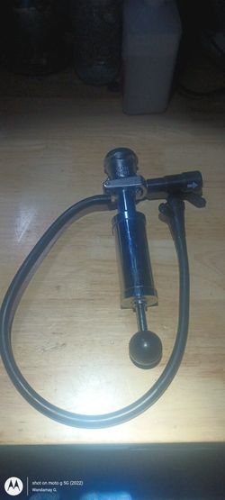 Micro Matic hand pump beer keg party tap, used for dispensing beer from a keg without needing CO2.