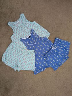 2 Cute Summer Pajama Sets Women's Size M~ New~Price Includes Both Sets 4 Pieces