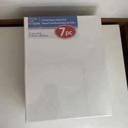 NEW, SEALED Artist's Loft Super Value Canvases, 7 pack, 11" x 14", New