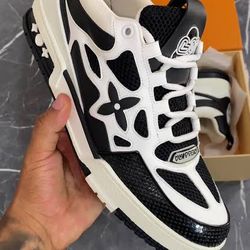 Louis Vuitton LV Trainer Navy Marine White Men's Sneakers