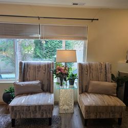 Living  room accent chairs (2)