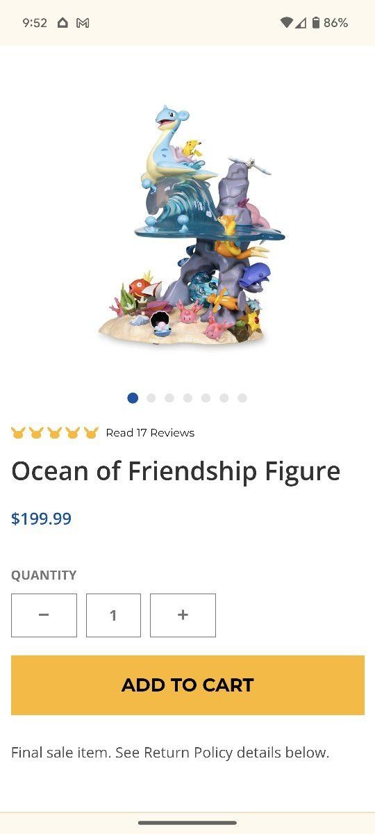 Pokemon Ocean Of Friendship Figure