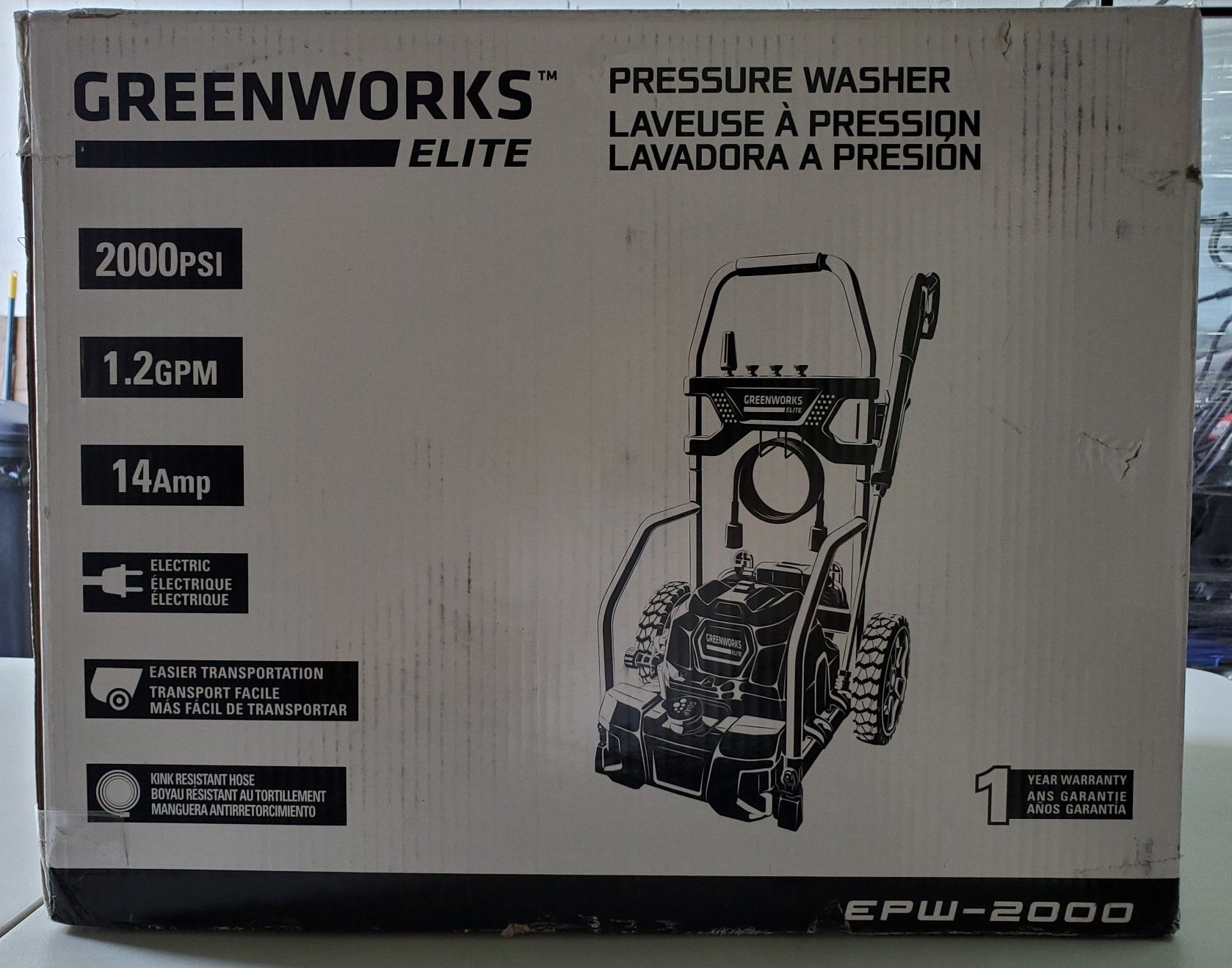 Greenworks Elite EPW2000 Electric Pressure Washer for Sale in North