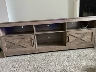 Tv stand with LED lights