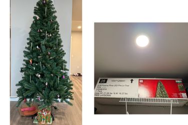 6.5ft Christmas Tree with LED Lights