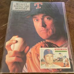 baseball card monthly, becket hockey magazine