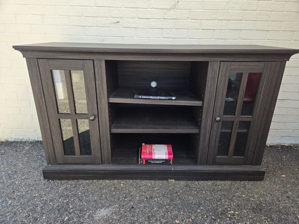 Better Homes & Gardens Canton Media Console for TVs up to 70", Tobacco Oak