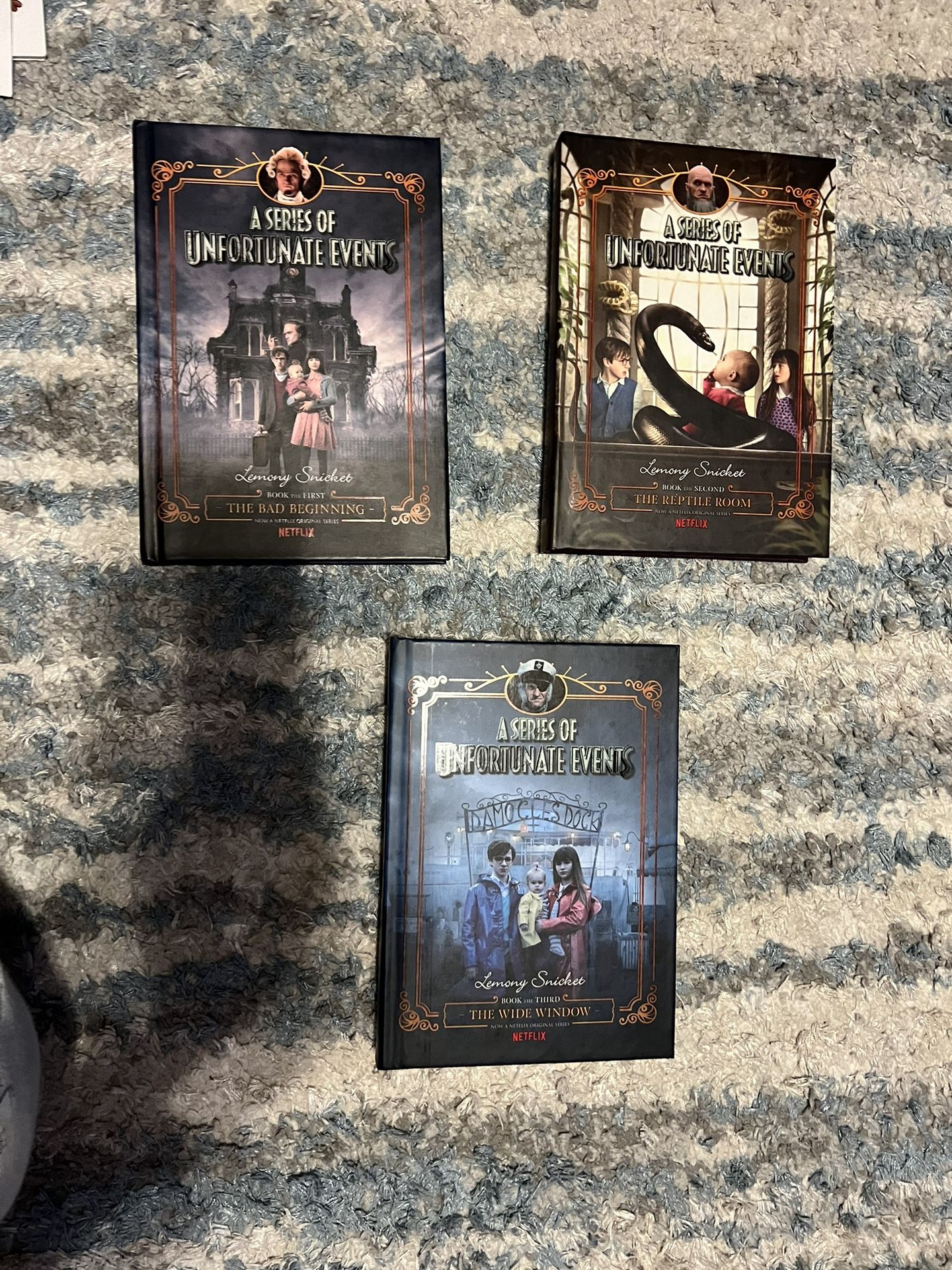 A Series of Unfortunate Events Books(1-3)