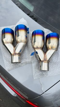 Burnt Blue Stainless Tips