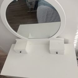 Vanity Table,  Mirror White