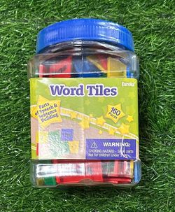 Eureka Word Tiles 160 Pieces