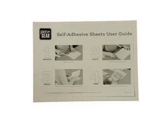 19 Sheets LETTER SIZE SELF-ADHESIVE SHEETS