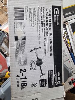 Ceiling Fan Support Box With Brace