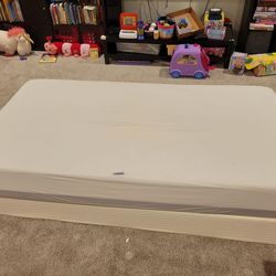 Twin box spring with mattress