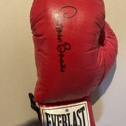 Carmen Basilio Autographed Boxing Glove