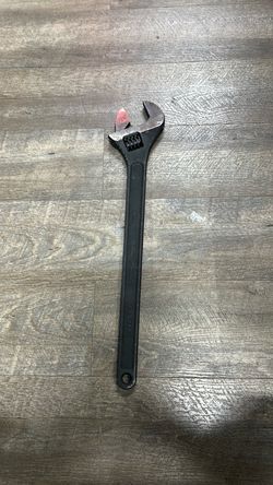 Black Adjustable Wrench