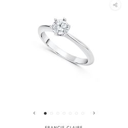 Silla Mossanite Ring 0.42 Carat 