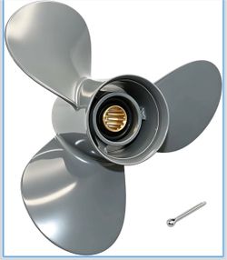 Boat Propeller 13 Spline for Honda BF 35 40 45 50 50A 60A 60 HP Outboard Engines, 11 3/4x10 Boat Motor Prop 3 blades new in box $60