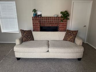 Couch and pillows