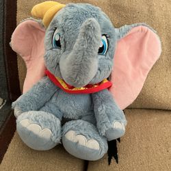 Disney Parks Dumbo Elephant Big Feet 11 Inch Soft Plush Stuffed Animal
