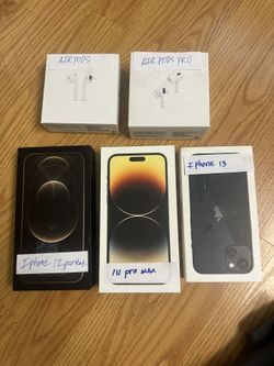 iPhone, Boxes, AirPod Empty Boxes 