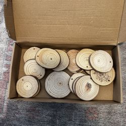25 Wood Slices 2.5-3”