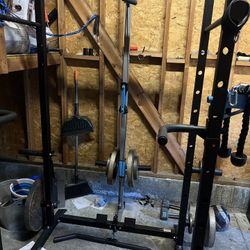Power Rack With Bench
