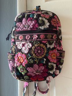 Vera Bradley Quilted Floral Backpack