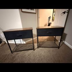 2 Bed Side Tables 